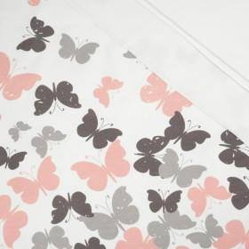 MOTYLKI RÓŻ - panel dzianina pętelkowa 