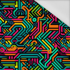 NEON ABSTRACT WZ.2 - tkanina wodoodporna