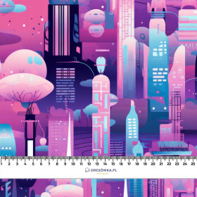 NEON CITY WZ.2 - Hydrofobowa dzianina drapana 