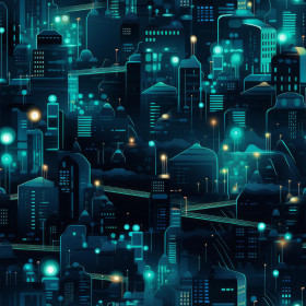 NEON CITY WZ.4 - Hydrofobowa dzianina drapana 