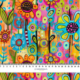 NEON FLOWERS WZ.1- Slub Weave