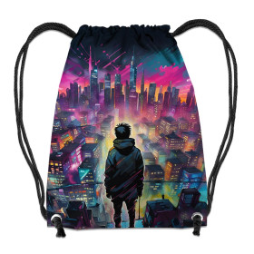 NEON GALAXY WZ.6 - panel (60cm x 50cm)- single jersey z elastanem ITY