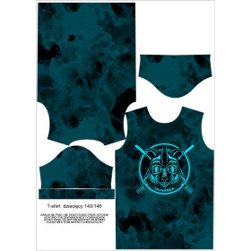 T-SHIRT DZIECIĘCY - NEON GALAXY WZ.8 - zestaw do uszycia