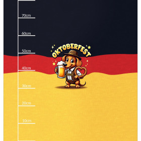 OKTOBERFEST - panel (75cm x 80cm) dzianina pętelkowa