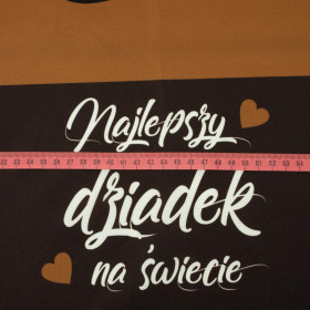 NAJLEPSZY DZIADEK NA ŚWIECIE - panel tkanina wodoodporna PL