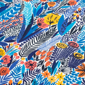 KOLOROWA ŁĄKA - dresówka pętelkowa SP250