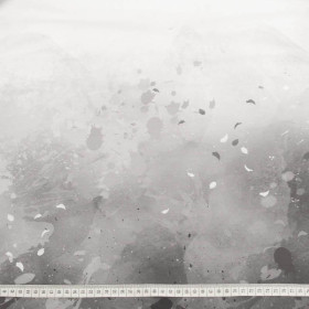 KLEKSY (szary) - panel dzianina pętelkowa