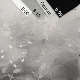 KLEKSY (szary) - panel dzianina pętelkowa