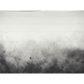 KLEKSY (szary) - panel dzianina pętelkowa