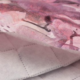 PINK PARADISE WZ. 1 - ortalion pikowany w romby