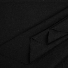 D-16 CZARNY - dzianina t-shirt 100% bawełna T140