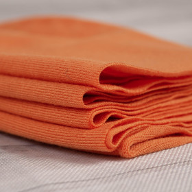 W-07 POMARAŃCZOWY - dzianina wiskozowa single jersey 210g