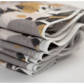 43cm BUKIET KWIATÓW wz. 2 (złoty) - single jersey z elastanem 