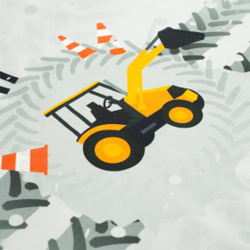 KOPARKA - panel (60cm x 50cm) dzianina pętelkowa