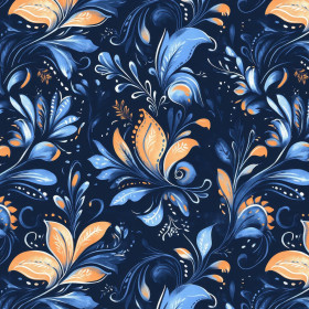 PAISLEY wz.12 - dzianina drapana z elastanem ITY