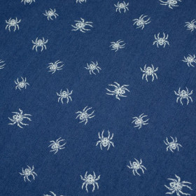 PAJĄKI / jasny jeans - tkanina jeansowa TJ195