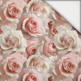 PASTEL FLOWERS WZ.7 - lekka dzianina drapana