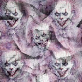 PASTEL HORROR CLOWN WZ. 2 - Muślin bawełniany