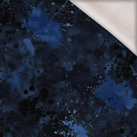 NAVY GRUNGE wz. 10 - dzianina drapana z elastanem ITY
