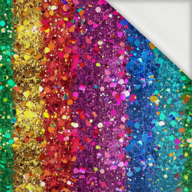 HOLOGRAPHIC RAINBOW wz. 1 - dzianina pętelkowa z elastanem ITY