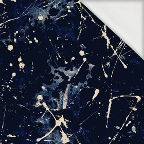 NAVY GRUNGE wz. 6 - dzianina pętelkowa z elastanem ITY