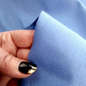 Dresówka pętelkowa PREMIUM - niebieski pudrowy (MUTED BLUE)