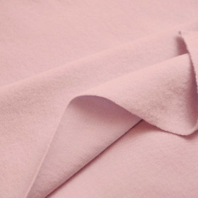 D-29 róż kwarcowy - Bawełniana dzianina drapana z elastanem