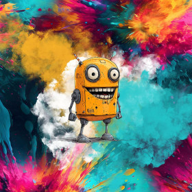 ROBOT wz.5 - panel (60cm x 50cm) - Welur tapicerski