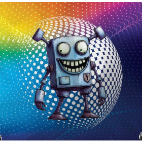 ROBOT WZ.11 - panel (60cm x 50cm) dzianina pętelkowa