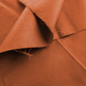 CEGLANY (DARK ORANGE) - tkanina bawełniana