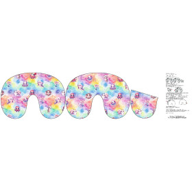 PODUSZKA NA SZYJĘ - SEA ANIMALS WZ. 3 - zestaw do uszycia