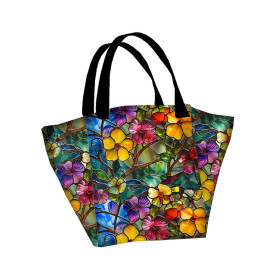 Torba XL z saszetką 2 w 1 - STAINED GLASS WZ.20 - zestaw do uszycia