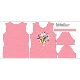 T-SHIRT DAMSKI - SWEETS WZ.16 - zestaw do uszycia