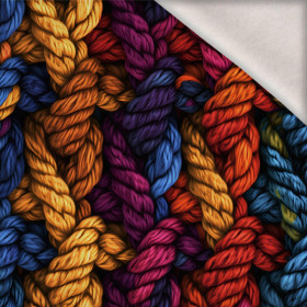 IMITATION SWEATER WZ.11 - dzianina drapana z elastanem ITY
