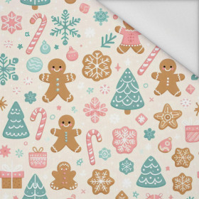 Pastel Christmas wz. 3 - tkanina wodoodporna