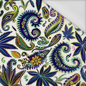 Hemp leaves WZ. 4 - tkanina wodoodporna