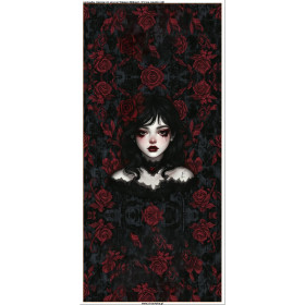 PODUSZKA 45X45 - VALENTINE'S DAY / GIRL - tkanina wodoodporna - zestaw do uszycia