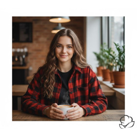 KRATA VICHY - MELANŻ CZERWONY