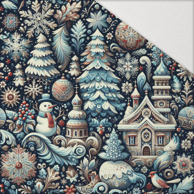 Vintage Christmas wz.29 - Hydrofobowa dzianina drapana 