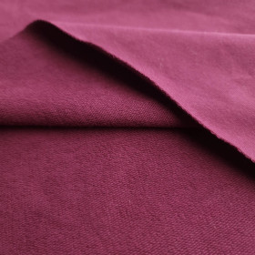 Dzianina pętelkowa z elastanem (Pe260) - BAKŁAŻAN ( D-215 ) 