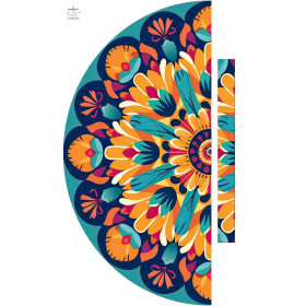 WATERCOLOR FLORAL WZ. 3 - panel na spódnicę "MAXI" - jersey wiskozowy