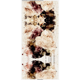 PODUSZKA 45X45 - WATERCOLOR FLOWERS wz. 4 - zestaw do uszycia