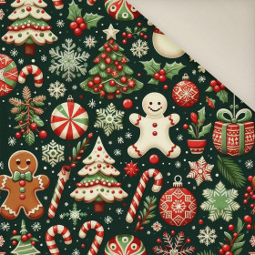 HAPPY CHRISTMAS WZ. 11- Welur tapicerski