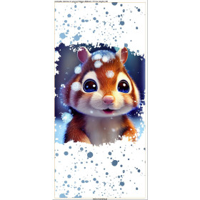 PODUSZKA 45X45 - ANIMOWANA WIEWIÓRKA wz. 2 - zestaw do uszycia