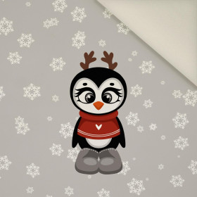 WINTER ANIMALS wz.7 - panel (60cm x 50cm) - Welur tapicerski