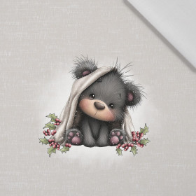 WINTER ANIMALS wz.8 - panel (60cm x 50cm) tkanina bawełniana