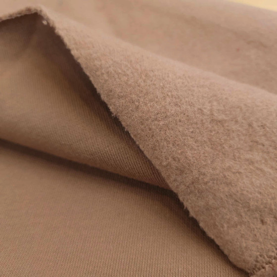 Gruba dresówka drapana D300 - CAMEL (D-212)