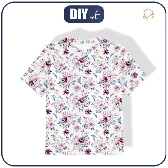 T-SHIRT DZIECIĘCY - AKWARELOWY BUKIET wz. 2 - single jersey
