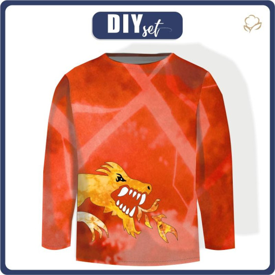 LONGSLEEVE - CZERWONY NINJA - zestaw do uszycia