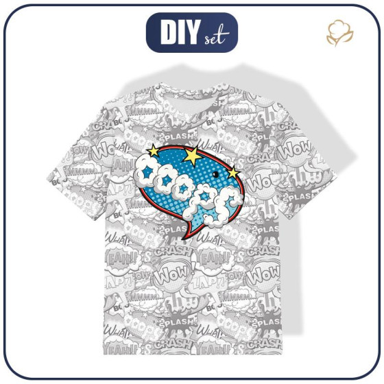 T-SHIRT DZIECIĘCY - KOMIKS / ooops - single jersey
